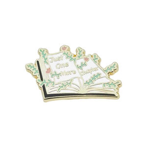 Book Lover 'Just One More Chapter' Enamel Pin